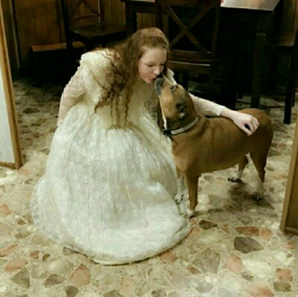 Vintage wedding dress